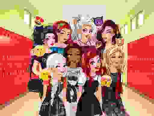 ЗЛОДЕИ ПРОТИВ ПРИНЦЕСС ШКОЛА МОДЫ