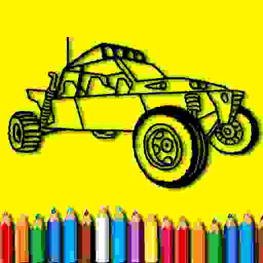 BTS РАЛЛИ АВТОМОБИЛЬ КНИЖКА-РАСКРАСКА